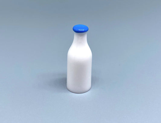 Miniature Milk Bottle. Kitchen Food Drink. 1:12 Scale