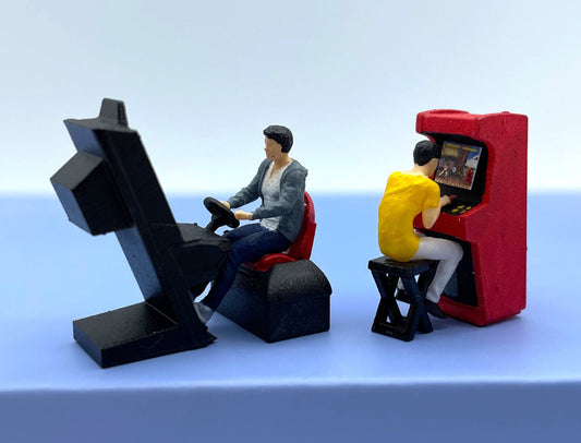 Miniature Gamers and Arcade Machines. Human Figures. 1:64 Scale