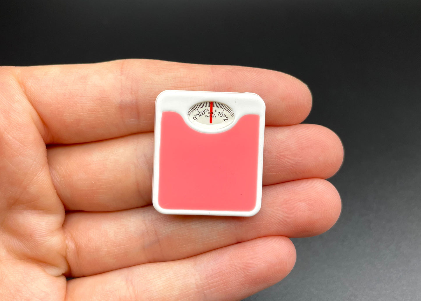 Miniature Bathroom Scales. 1:12 Scale. Dollhouse Accessory