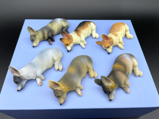 Corgi Puppy Dog Magnets. 6 Color Choices. Miniature 1:6 Scale