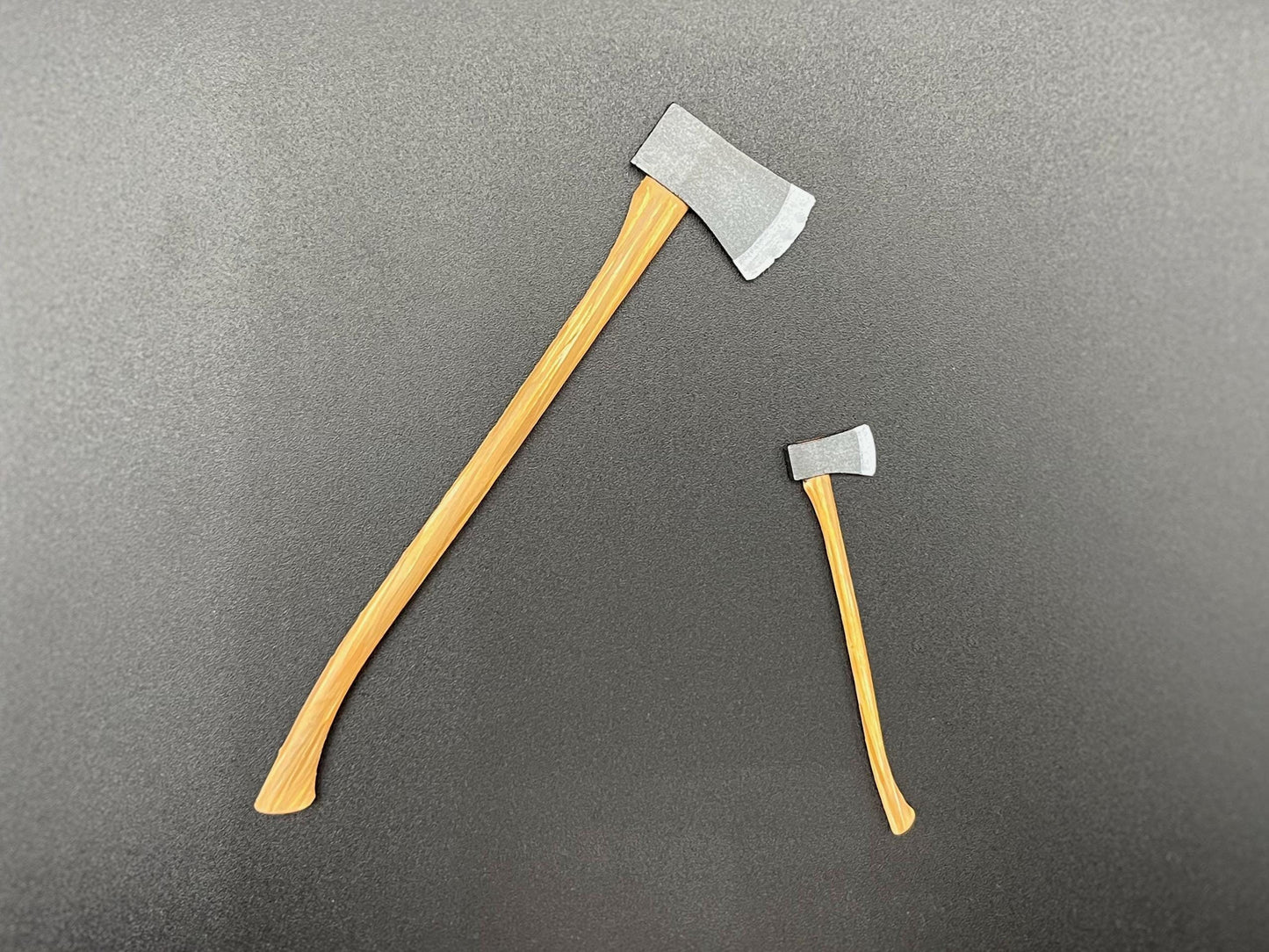 Mini Axes. Rusty or New. 1:12 or 1/6 Scale. Realistic Miniature Replicas